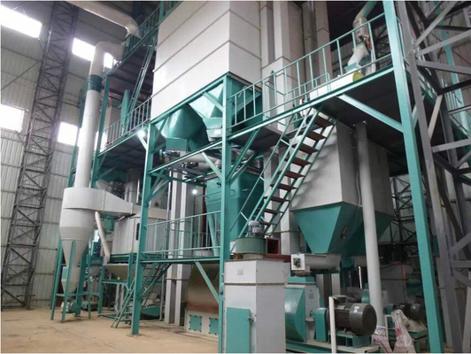 CE Feed Pellet Production Line Small Electric Chicken Feed Extruder Machine