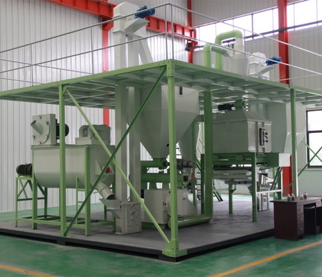 15mm Baby Chicken Poultry Feed Production Line 5 Tons Per Hr